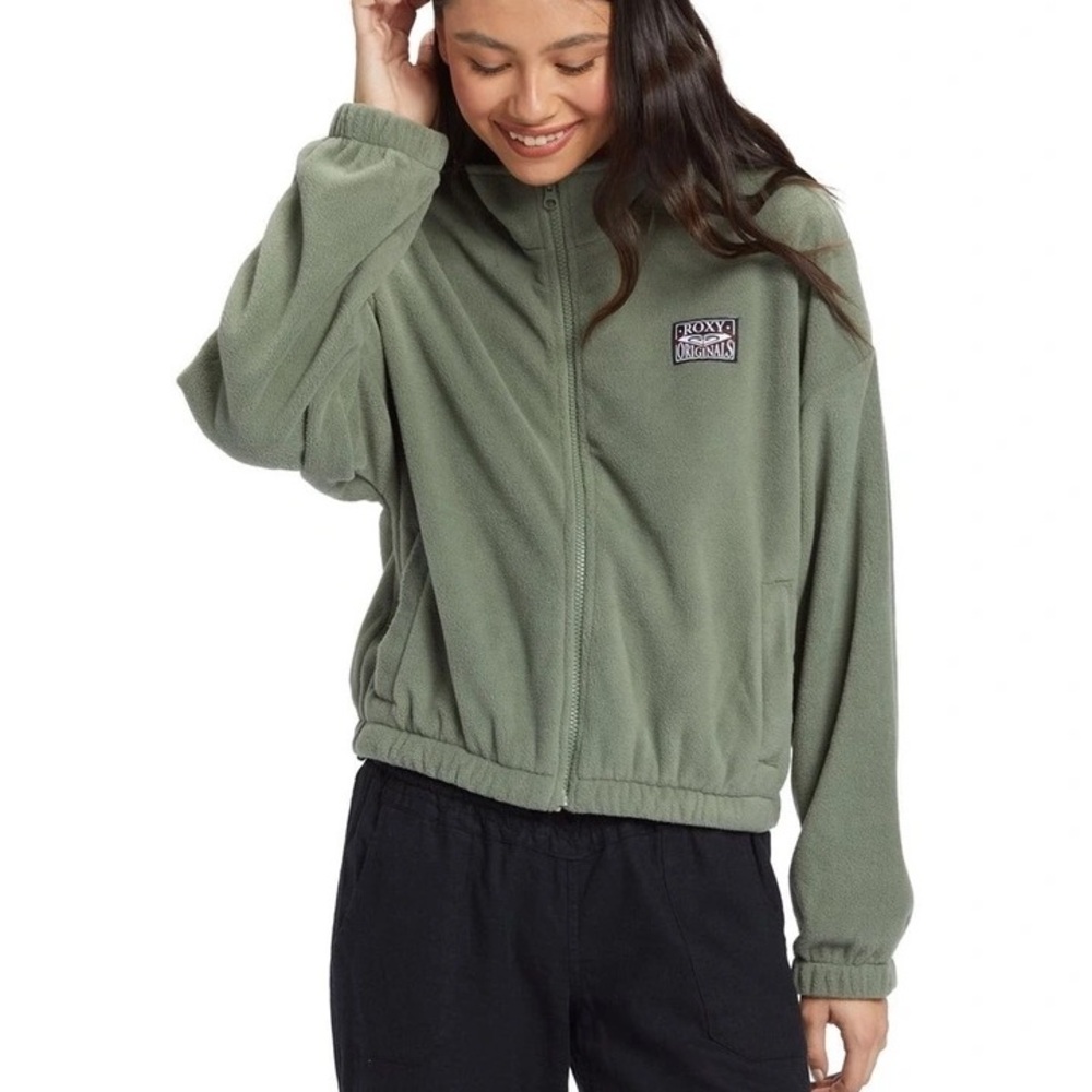 Roxy Women's Dawn to Dusk Full Zip Fleece Jacket